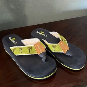 Margaritaville women’s flip flops - size 6 Breezy Wedge MG1233B